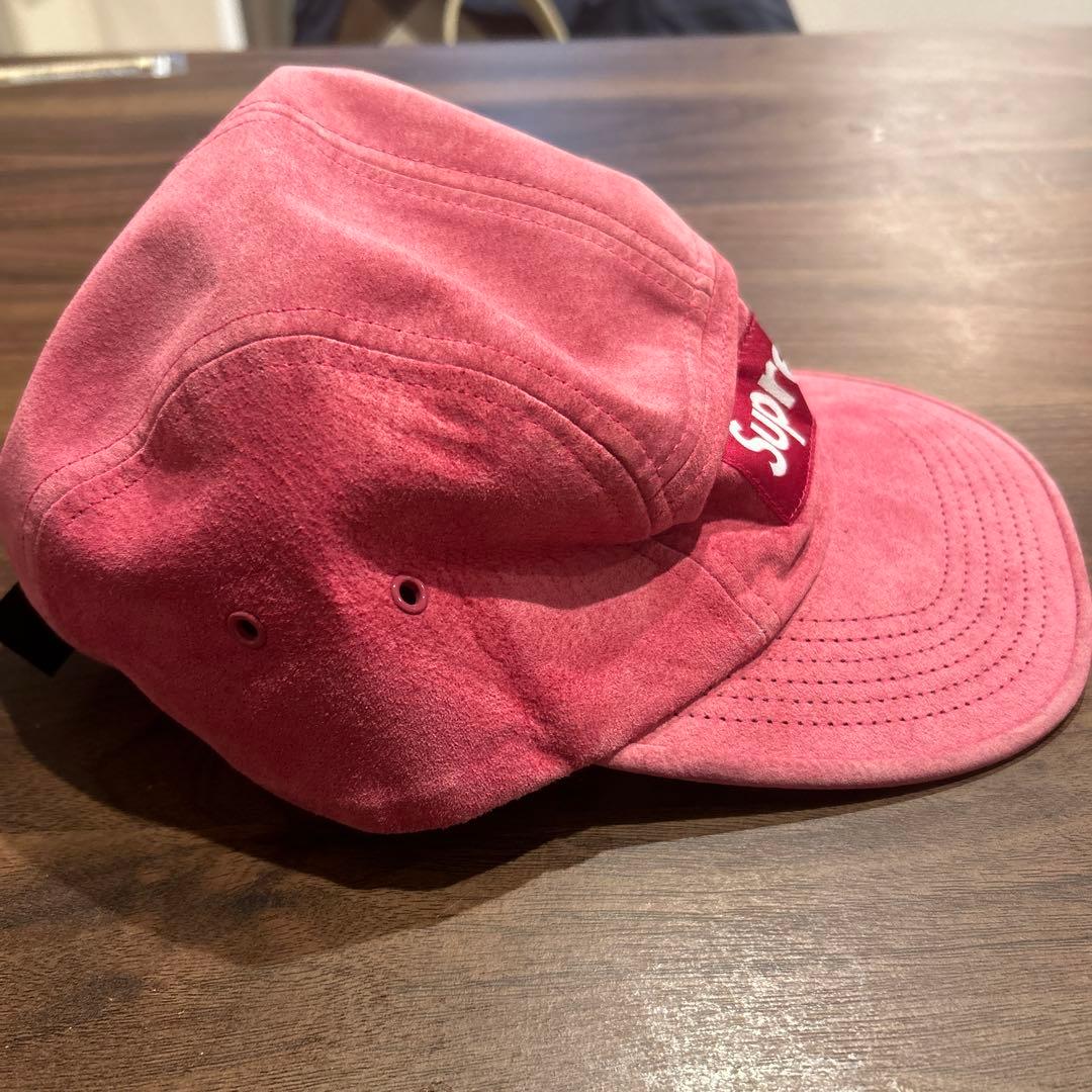 supremeキャップ(ピンク) - メルカリ