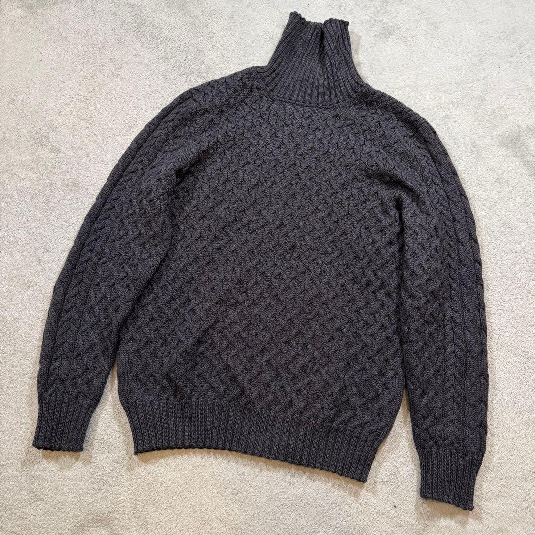ドルモア　タートルネック　ニット　グレー　50サイズ　ウール Drumohr（ドルモア）｜Drumohr（ドルモア）エクストラファインメリノ
