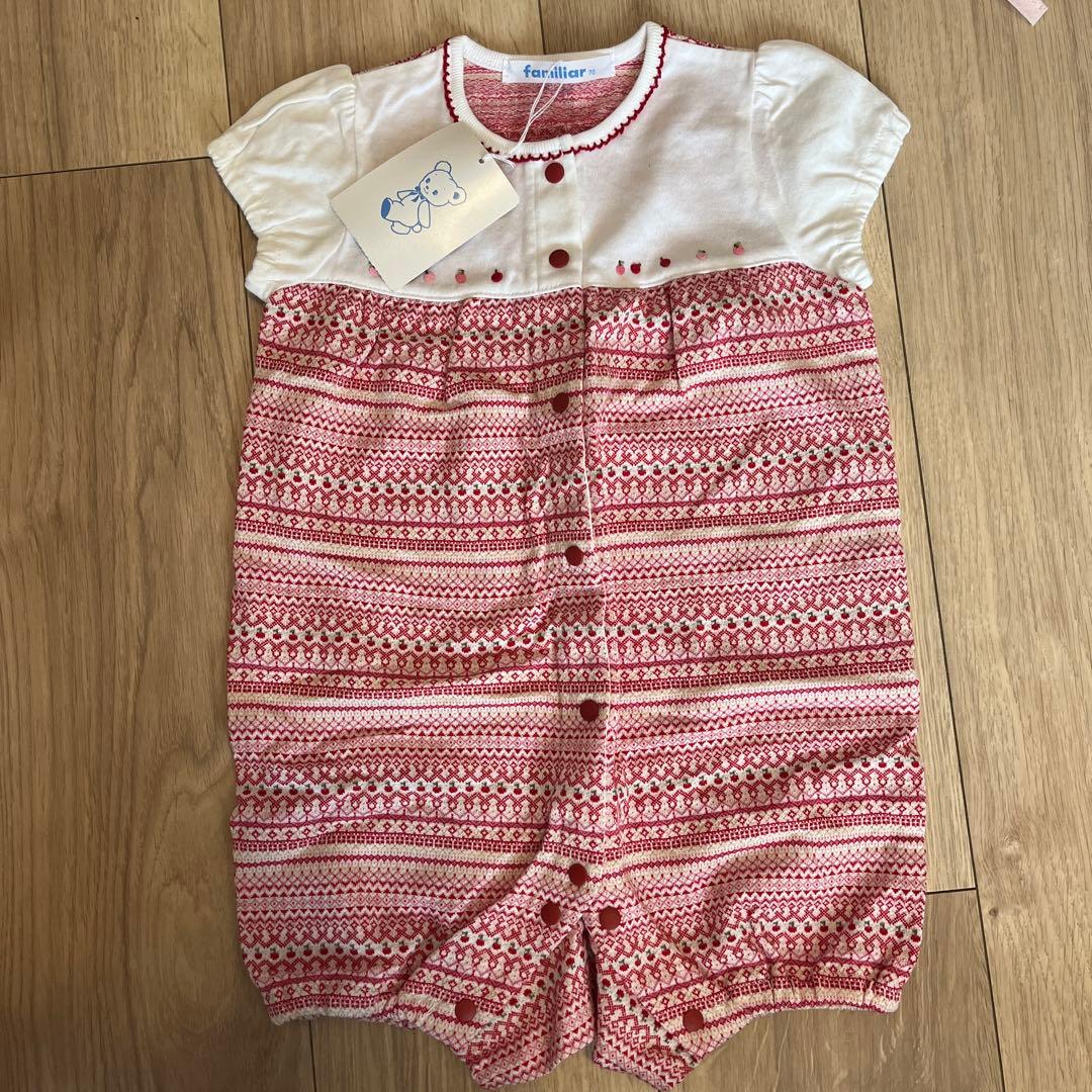 familiar ロンパース 70サイズ - メルカリ