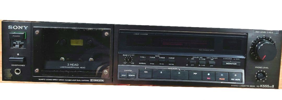 ■SONY　TC-K555ES IIカセットデッキ SONY TC-K555ESの仕様 ソニー