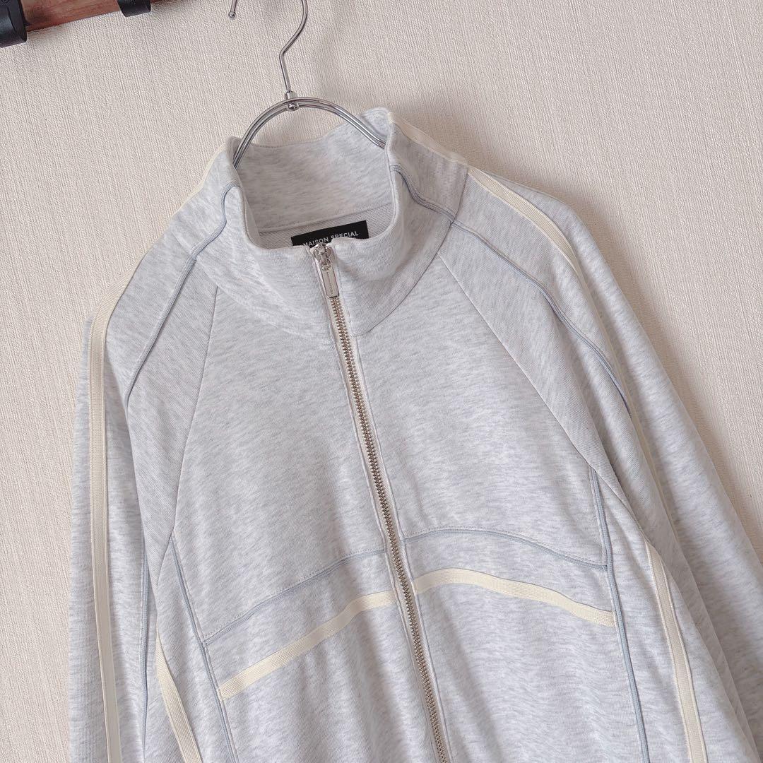 美品✨】MAISONSPECIAL 川口春奈着用 スウェットトラックロンパース