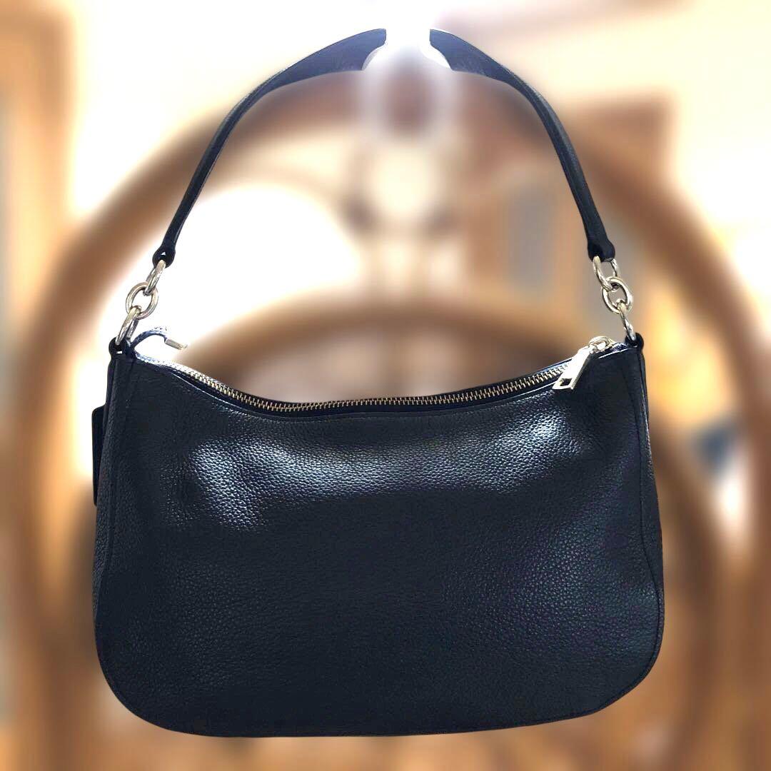 コーチ チェルシー ハーフムーン ワンショルダーバッグ 2way ダーク