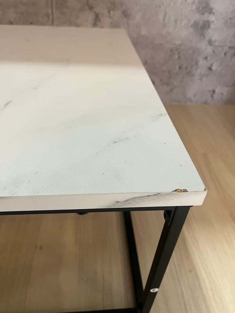 LOWYA】ネストテーブル 大理石柄 Sサイズ スネフティーS - メルカリ