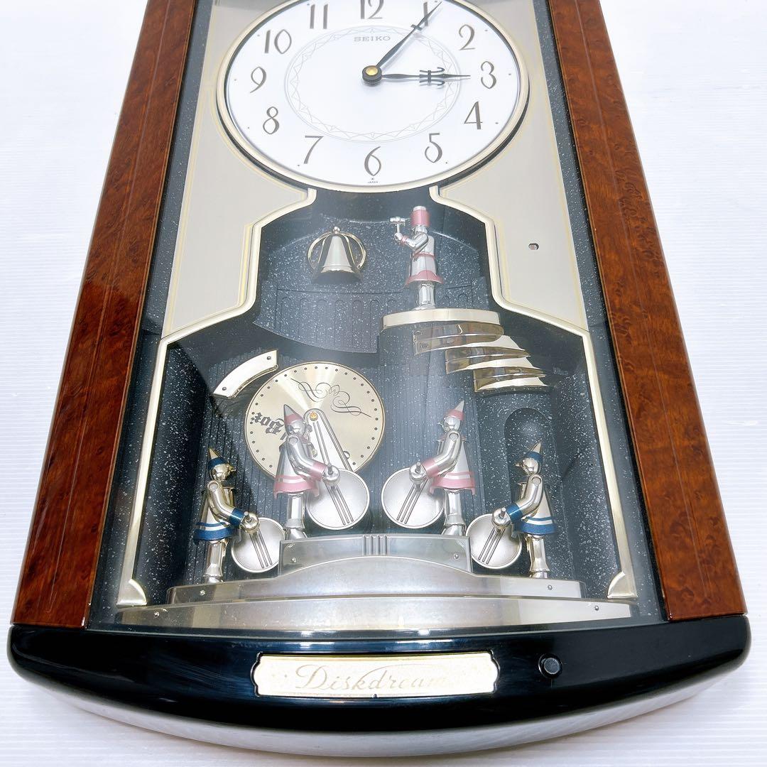 良品】SEIKO 掛時計 ディスクドリーム RE532B からくり時計 - メルカリ