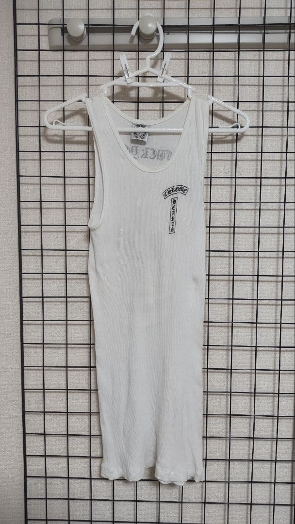 クロムハーツ タンクトップ オールドタイプ Sサイズ CHROME HEARTS+ ホーシュー プラス タンクトップ TANK TOP (CHROME