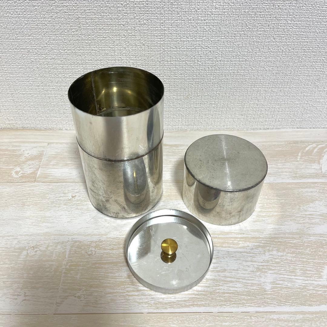 開化堂 ブリキ 茶筒 京都 最高級茶筒 抹茶 茶葉 - メルカリ