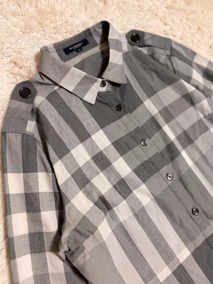 BURBERRY バーバリーロンドン メガチェック ノバチェック 長袖 シャツ