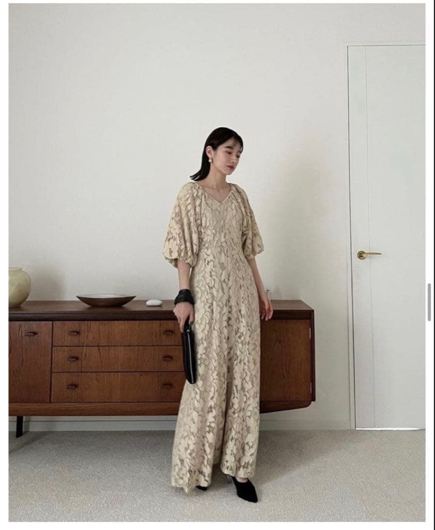 CLANE VINTAGE LACE PUFF ONE PIECE アイボリー - メルカリ