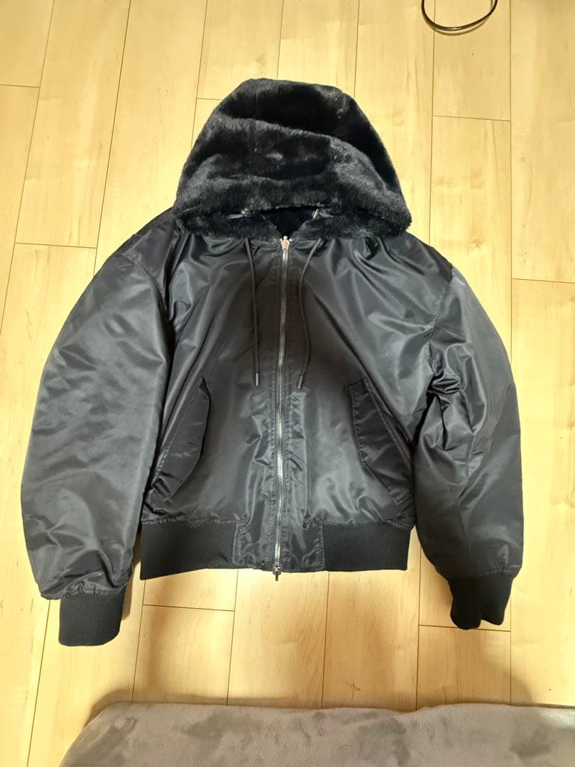 ZARA リバーシブルフェイクファーボンバージャケット Sサイズ - メルカリ