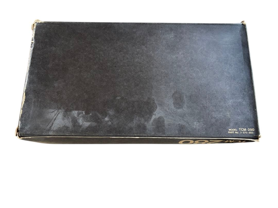 SONY カセットコーダー TCM-280 レザーケース 昭和レトロ 動作未確認