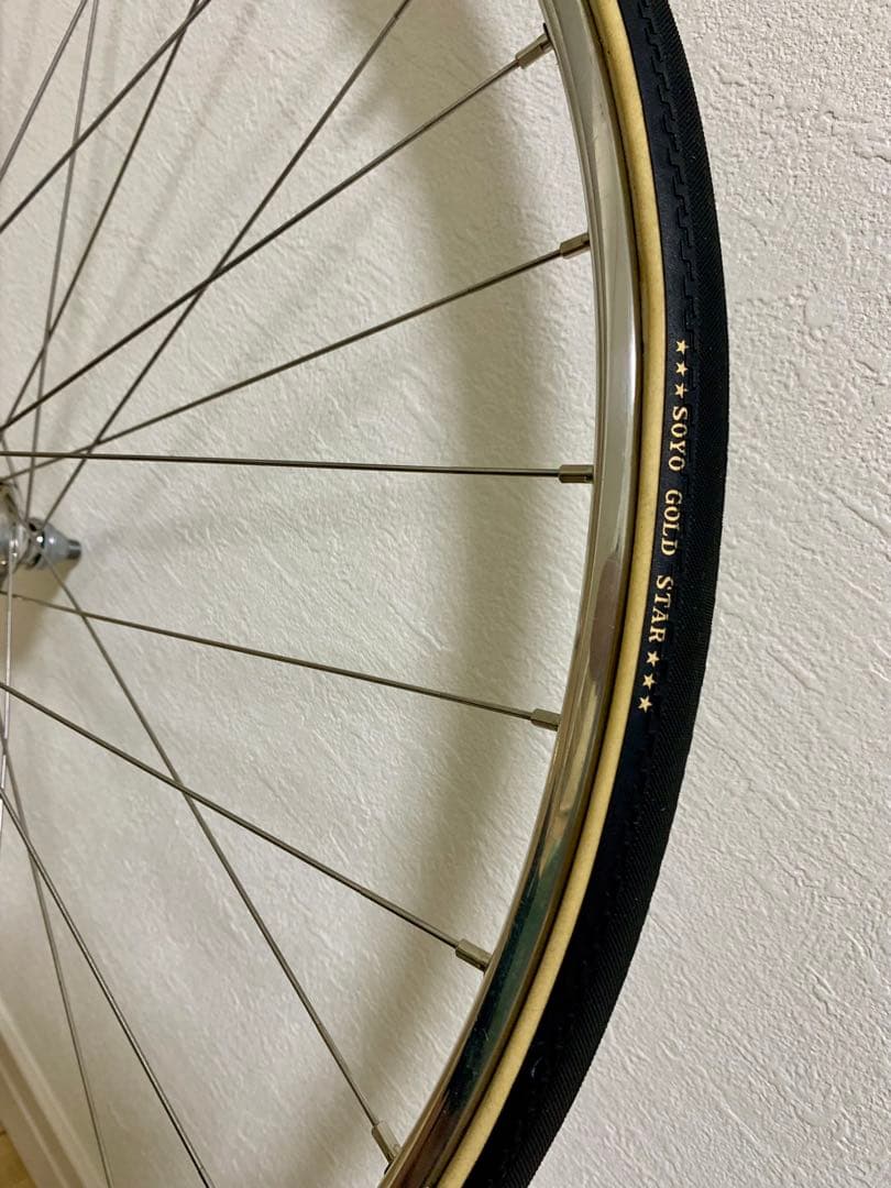 競輪ホイール DURA-ACE ARAYA GOLD 完組ホイール 後輪 - メルカリ