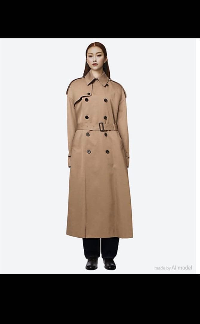 サイズ3】HYKE トレンチコート(起毛ライナー付) ビッグフィット - メルカリ