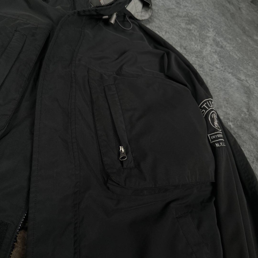 old stussy 00s SSTフィッシングナイロンジャケット ステューシー