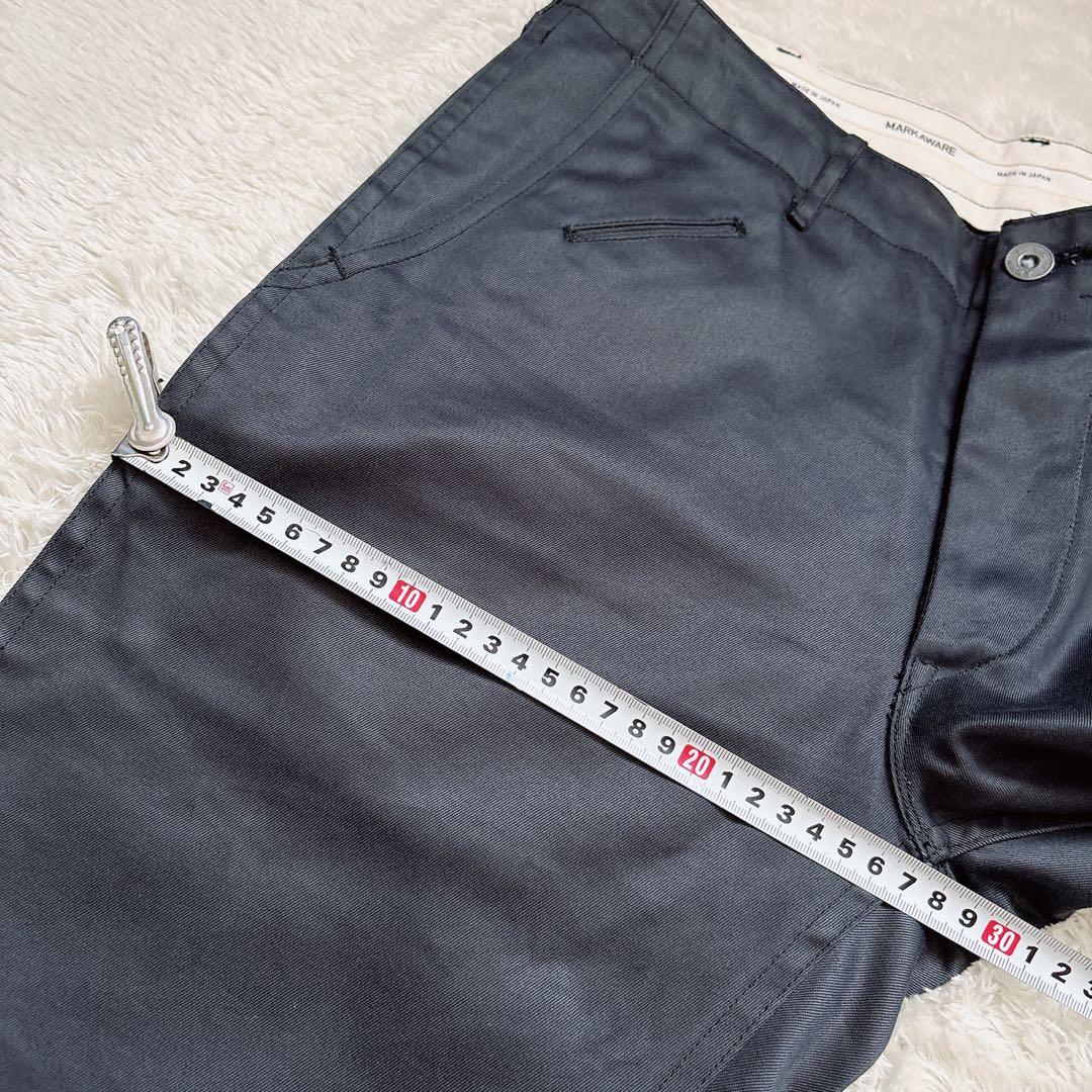 MARKAWARE マーカウェア チノパン ボタンフライ 光沢 日本製 - メルカリ
