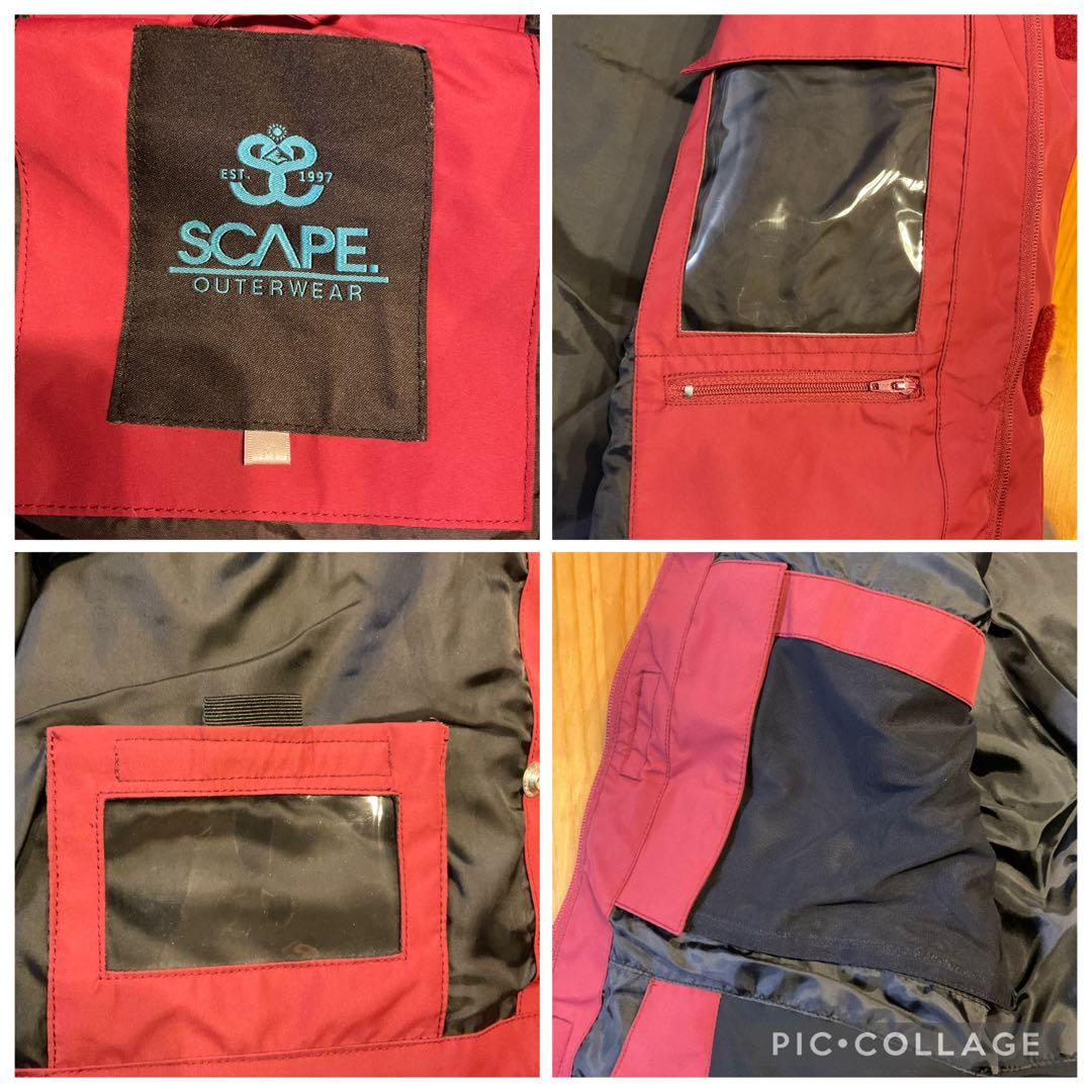 SCAPE×Mark Gonzalesコラボ スノボウエア セットアップ