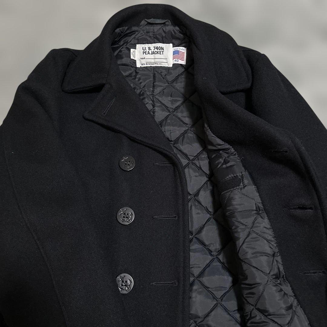 SCHOTT U.S.740N PEAJACKET ピーコート アメリカ製 40