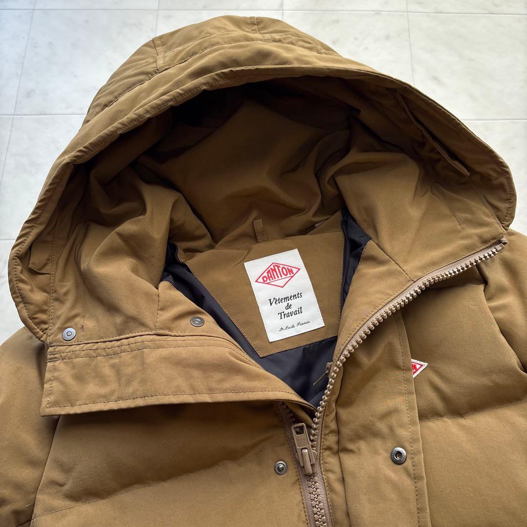 ダントン ダウンコート キャメル 38サイズ 防寒 アウター ダウン