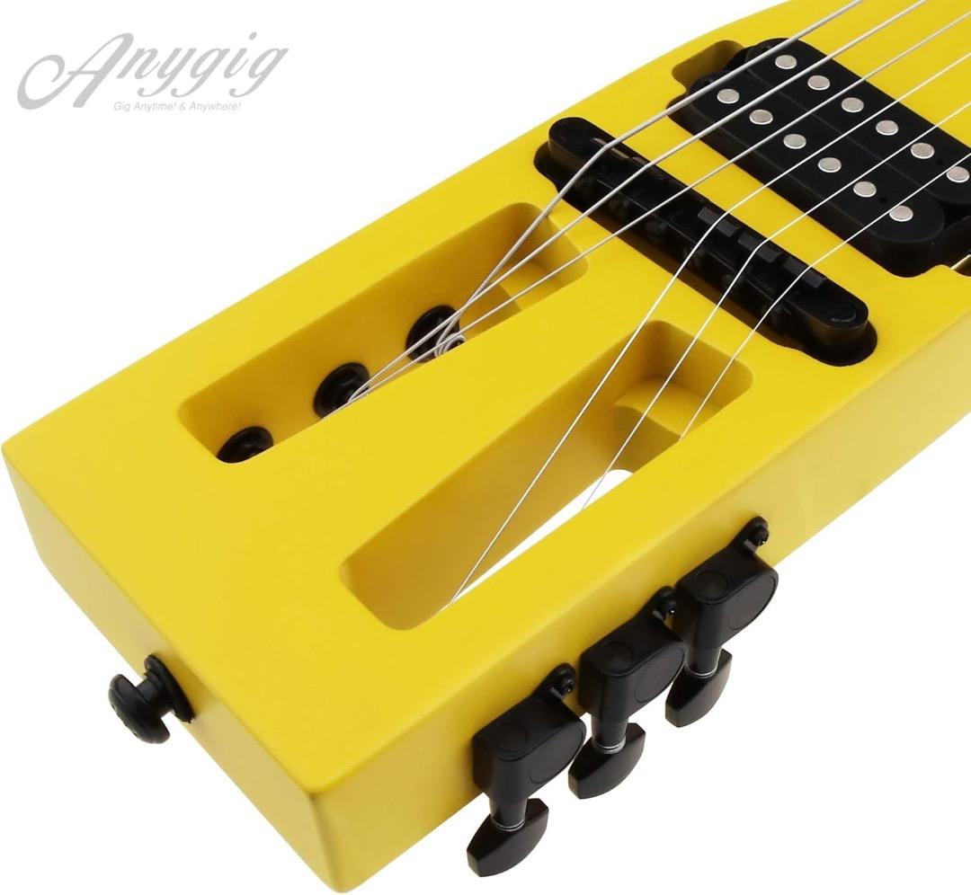 Anygigポータブルトラベルエレキギター 82CM ⚠️ブラウン - メルカリ