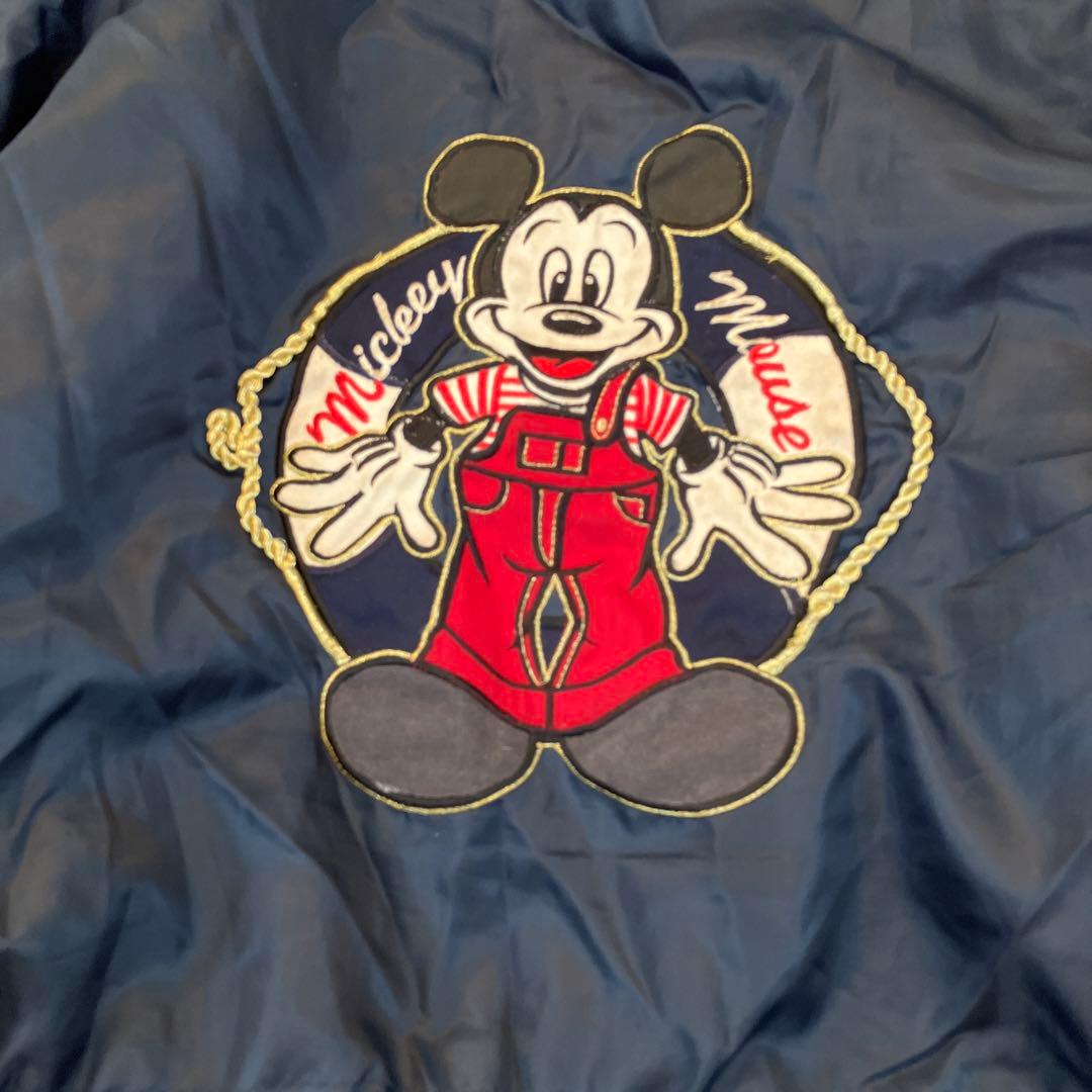 2.24 Disney ディズニー ミッキー ベンチコート ネイビー L - メルカリ