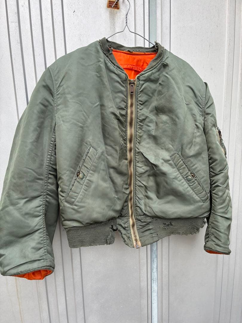 K*N様 60s ma-1米軍実物　ALPHA Mサイズ　1968 袖リブ欠損 K*N様 60s ma-1米軍実物 ALPHA Mサイズ 1968 袖リブ