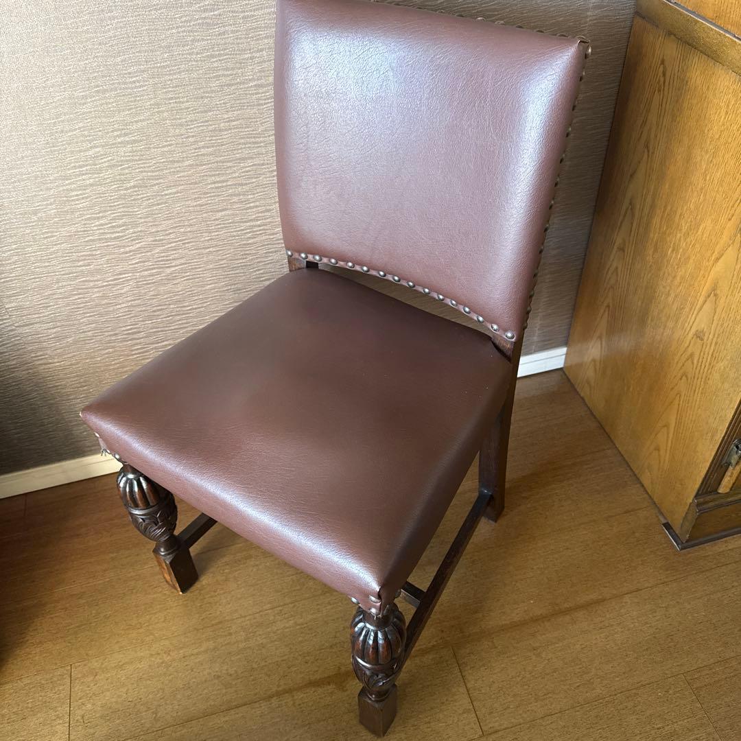 イギリス　【アンティーク】　ダイニングチェア 送料無料 アンティーク家具 安い 椅子 ダイニングチェアセット 4脚