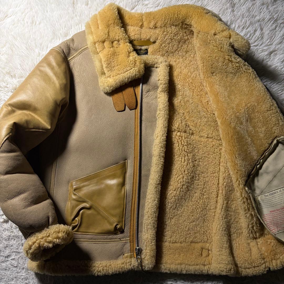 美品/希少サイズ□AVIREX フライトジャケット B-3 大戦モデル 38