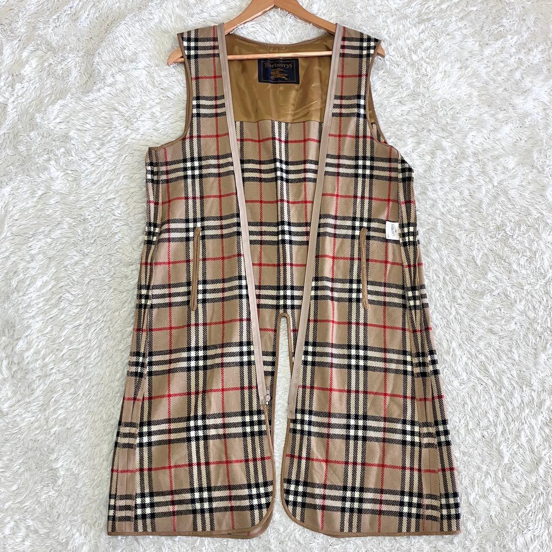 美品 バーバリー トレンチコート用 ライナーのみ ノバチェック 金タグ