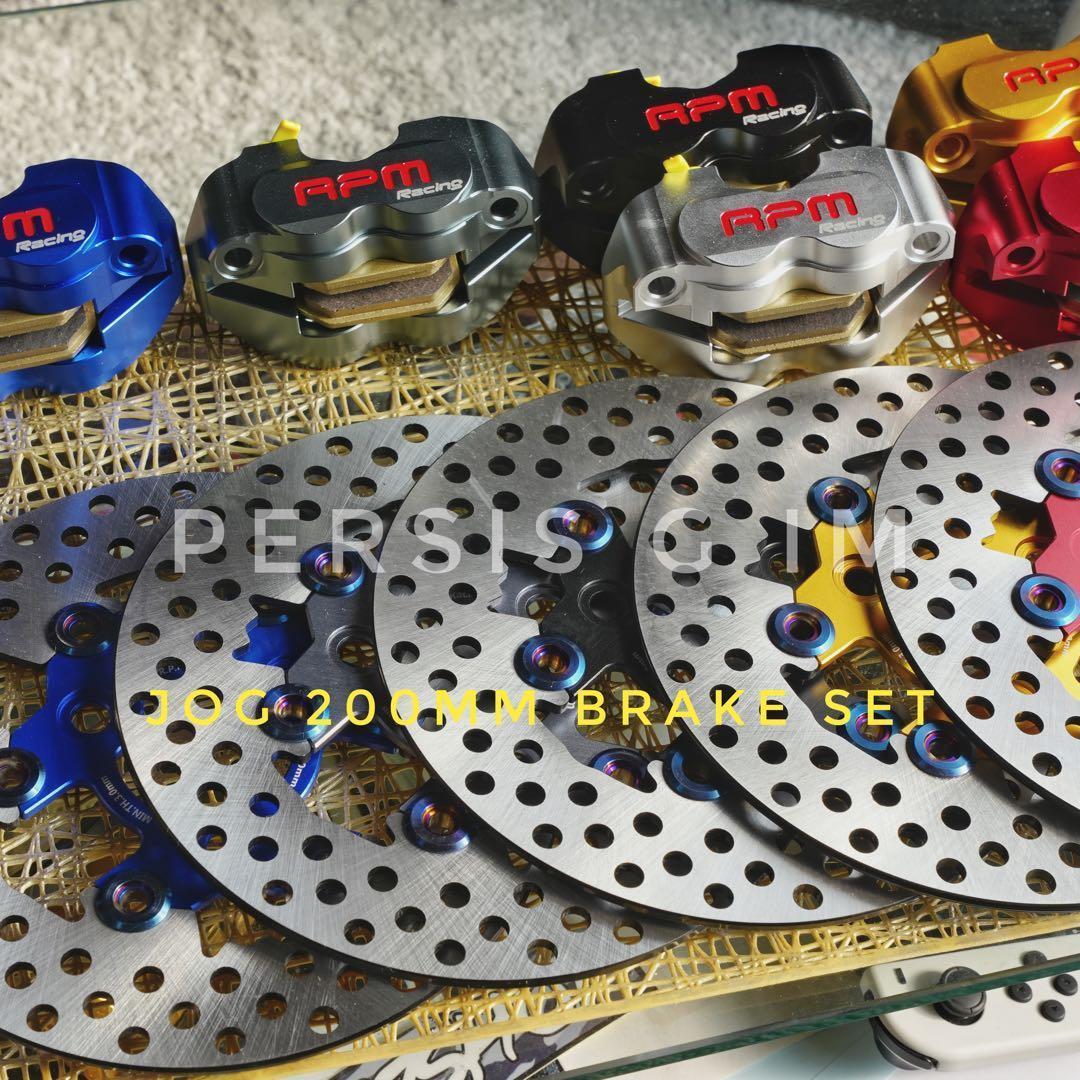 ヤマハジョグ系200mm金ビッグキャリパーキット アプリオ アクシスJOG