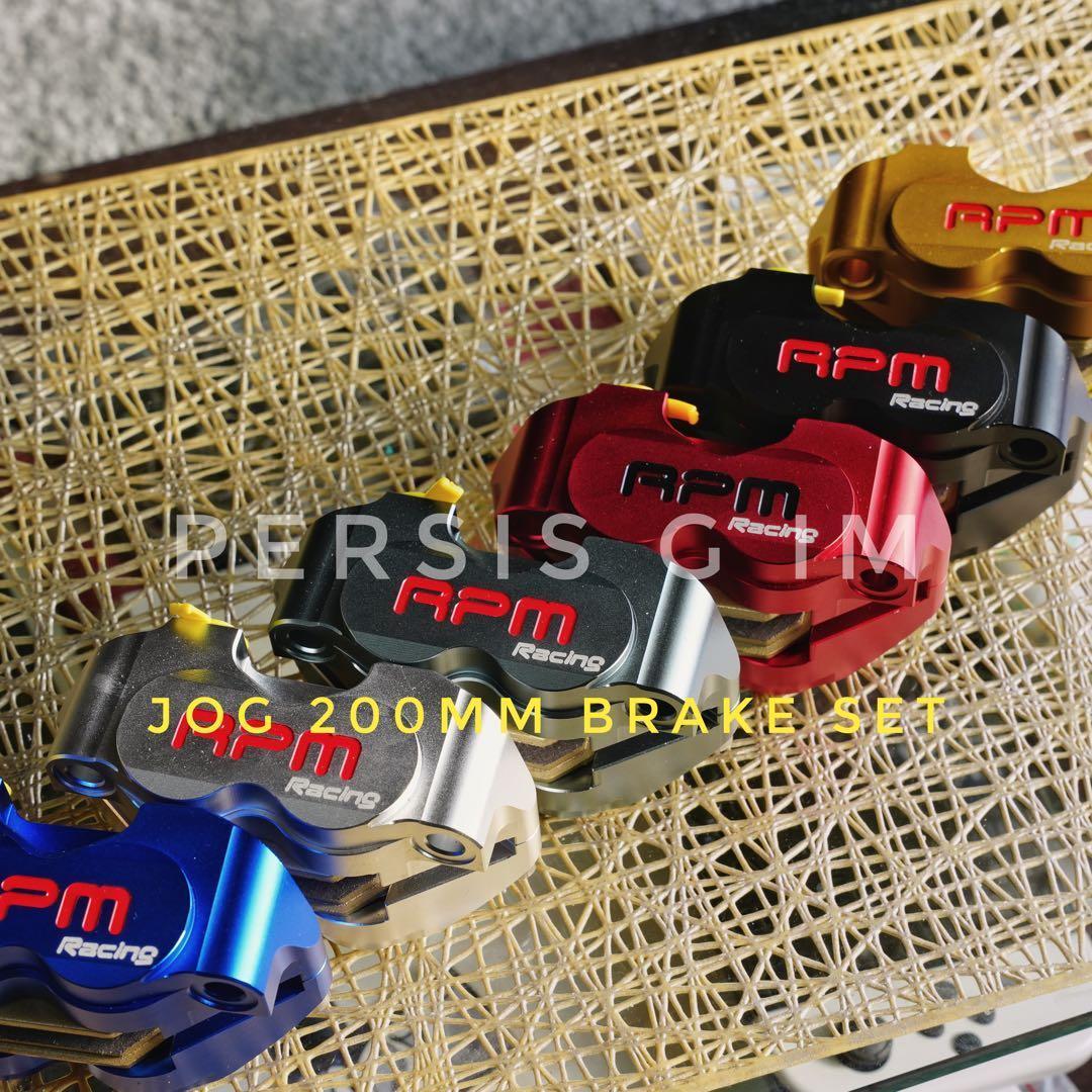 ヤマハジョグ系200mm金ビッグキャリパーキット アプリオ アクシスJOG