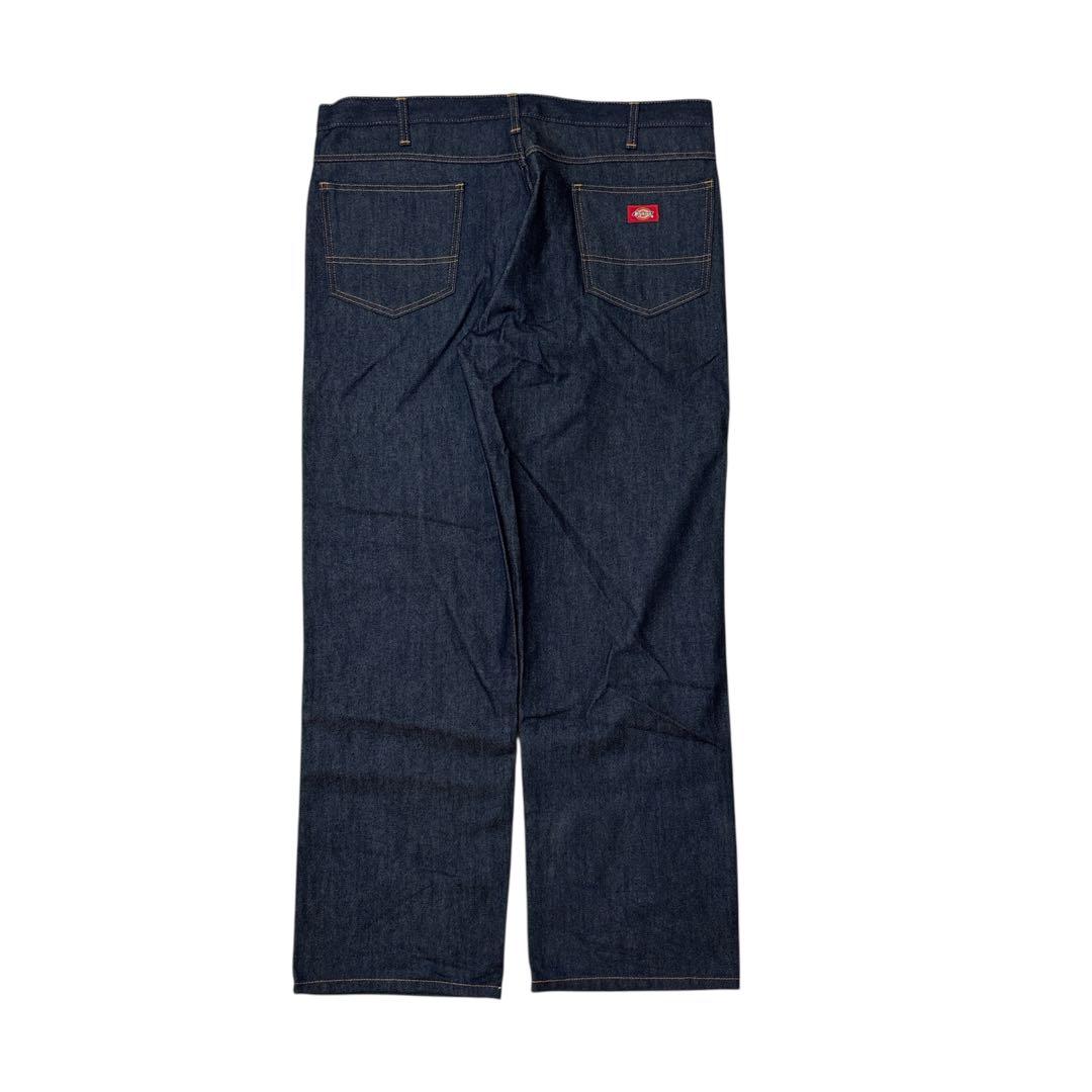 完売品 Dickies リジットデニム バギー 38×32 indigo 生 - メルカリ