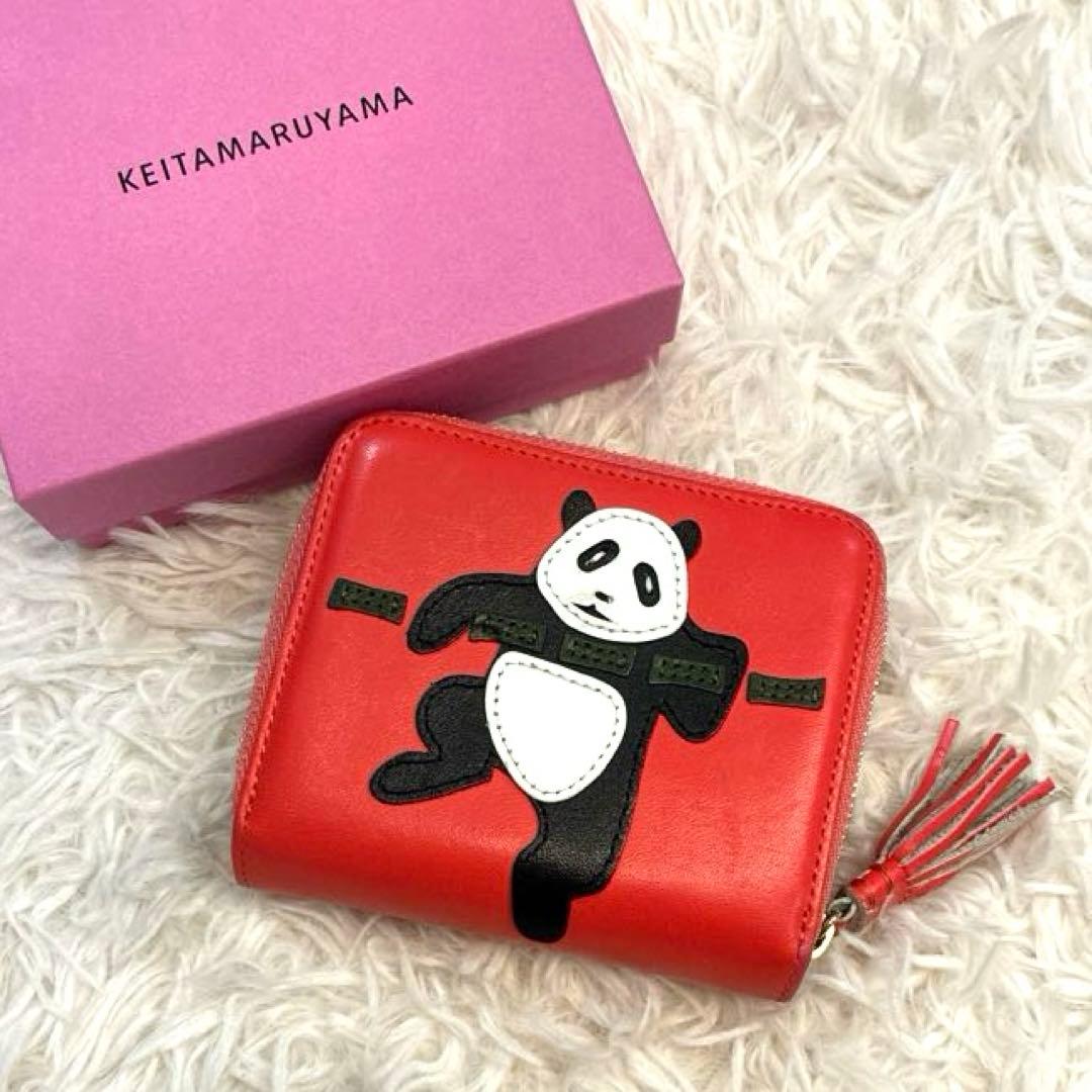 美品】KEITA MARUYAMA パンダ 二つ折り財布 ピンク - メルカリ
