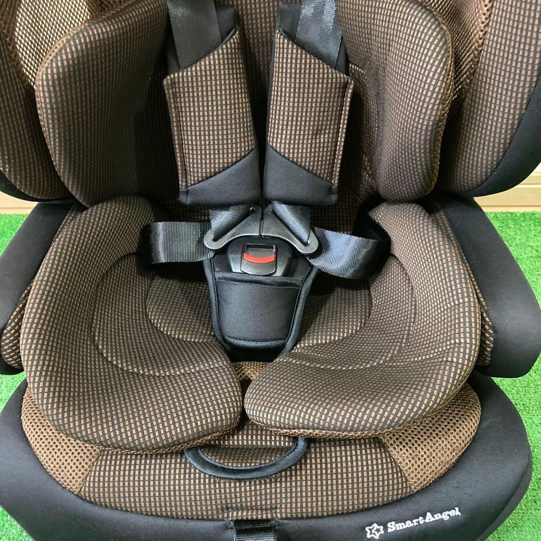 スマートエンジェル ハーネスジュニアFIX-BR ISOFIX ブラウン - メルカリ