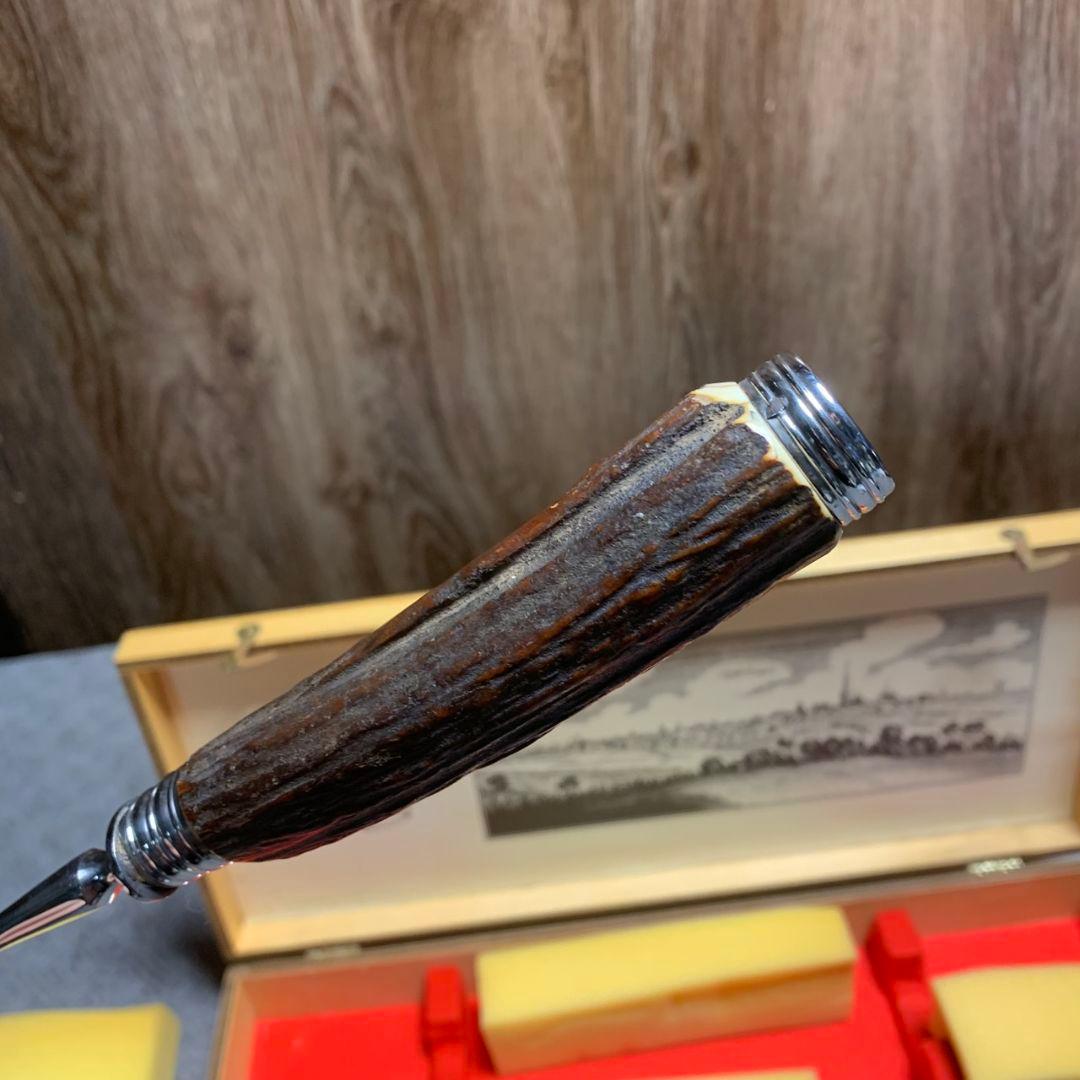 K606 SOLINGEN ナイフ＆カービングフォーク 鹿角ハンドル - メルカリ