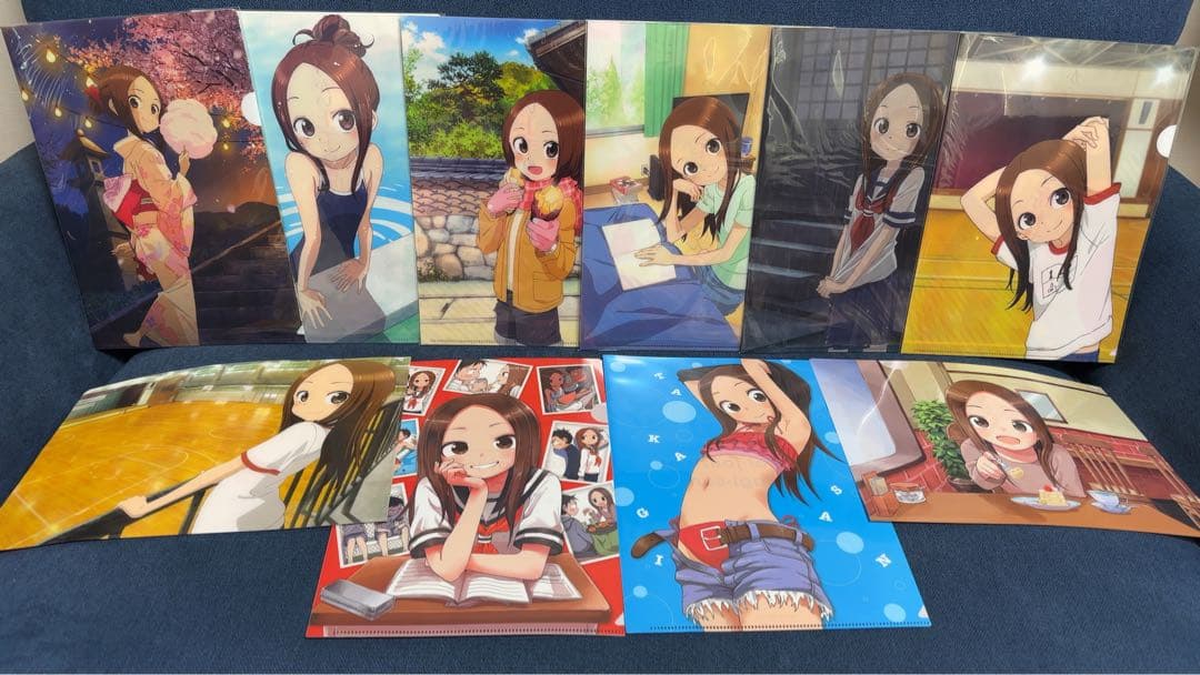 からかい上手の高木さん クリアファイルまとめ売り 新品未開封6枚＋開封済み4枚 Amazon.co.jp: 高木さん 着替え中 3枚組 A4クリアファイル からかい