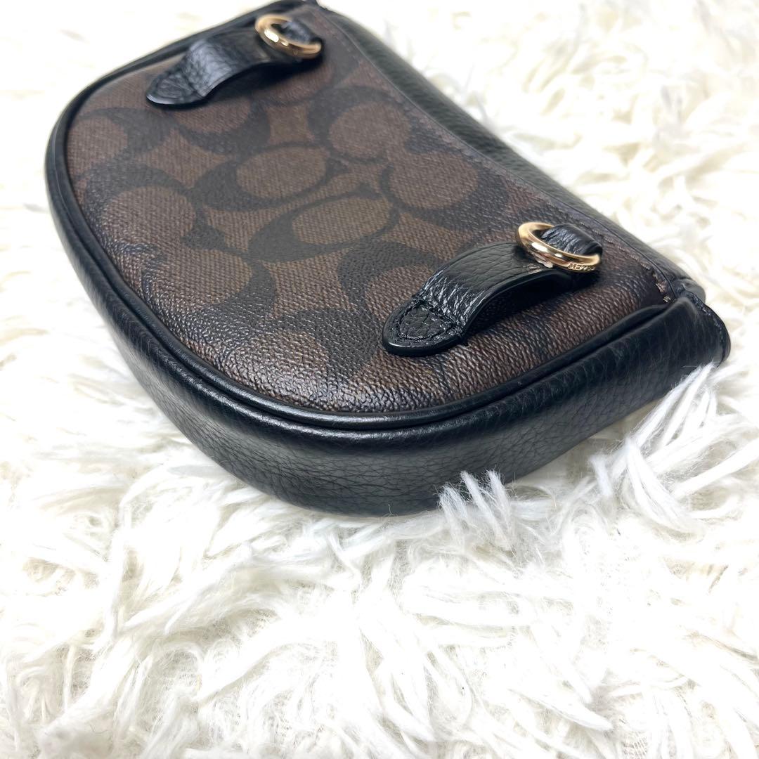 美品】 COACH コーチ ジェイドミニベルト ショルダー ウエストバッグ