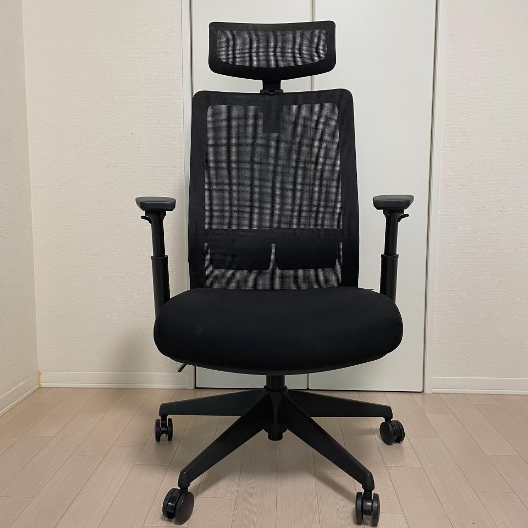 イトーキ サリダ YL7 ブラック｜可動肘・ヘッドレスト付｜在宅