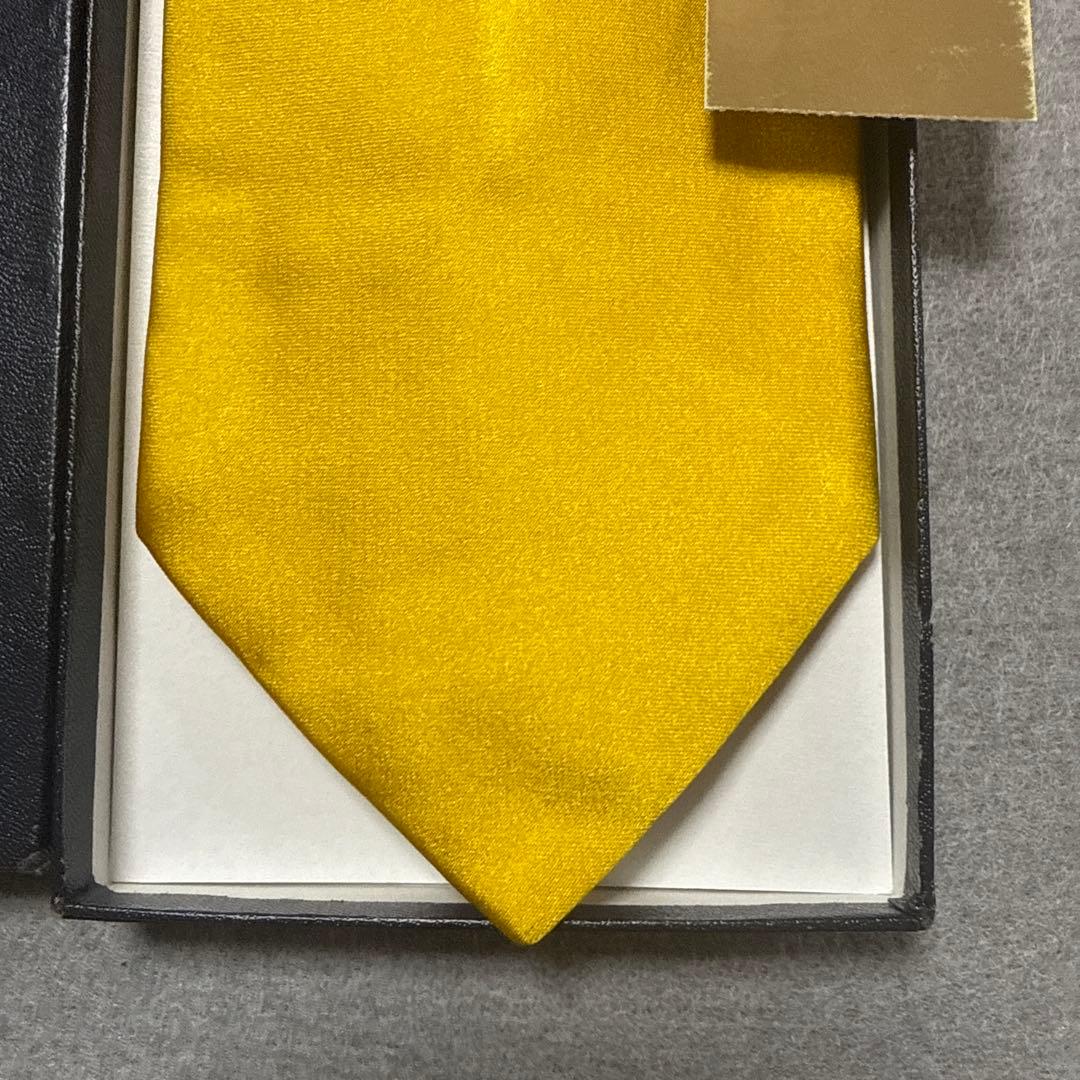 極美品 ポールスミス ネクタイ 金 黄色 無地 派手 結婚式 - メルカリ