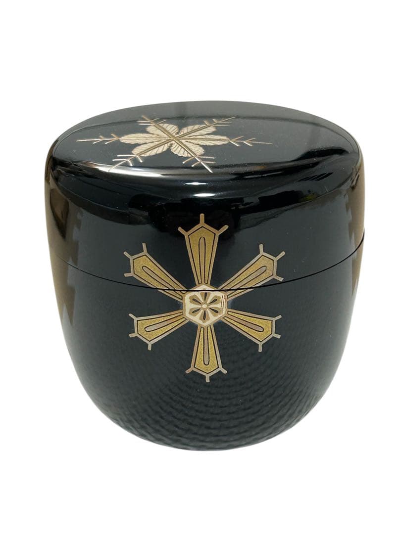 t*n様 茶道具 蒔絵師 越田尾山 雪花 中棗