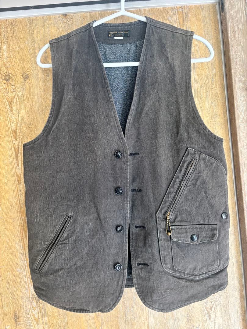 Westride Cycle Togs ベスト サイズ38 WESTRIDE CYCLE TOGS (ウエストライド) ゴートレザー レザージャケット