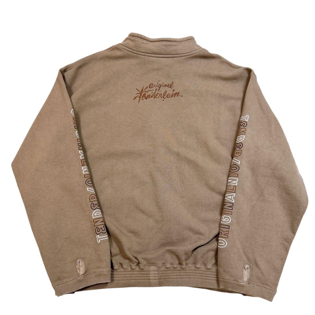 ☆限定出品☆ TENDERLOIN モックネック スウェット ジップ アップ L