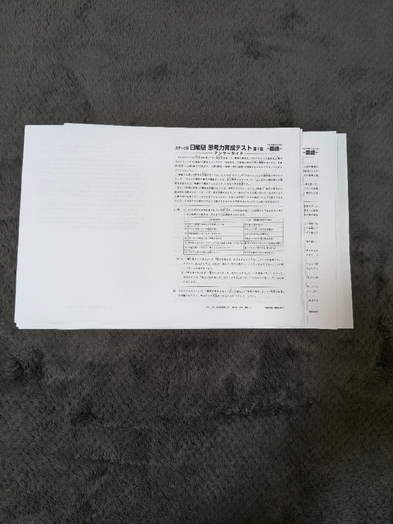 新品】 日能研 2025年度 5年生 テスト 1年分 フルセット 書き込み無し