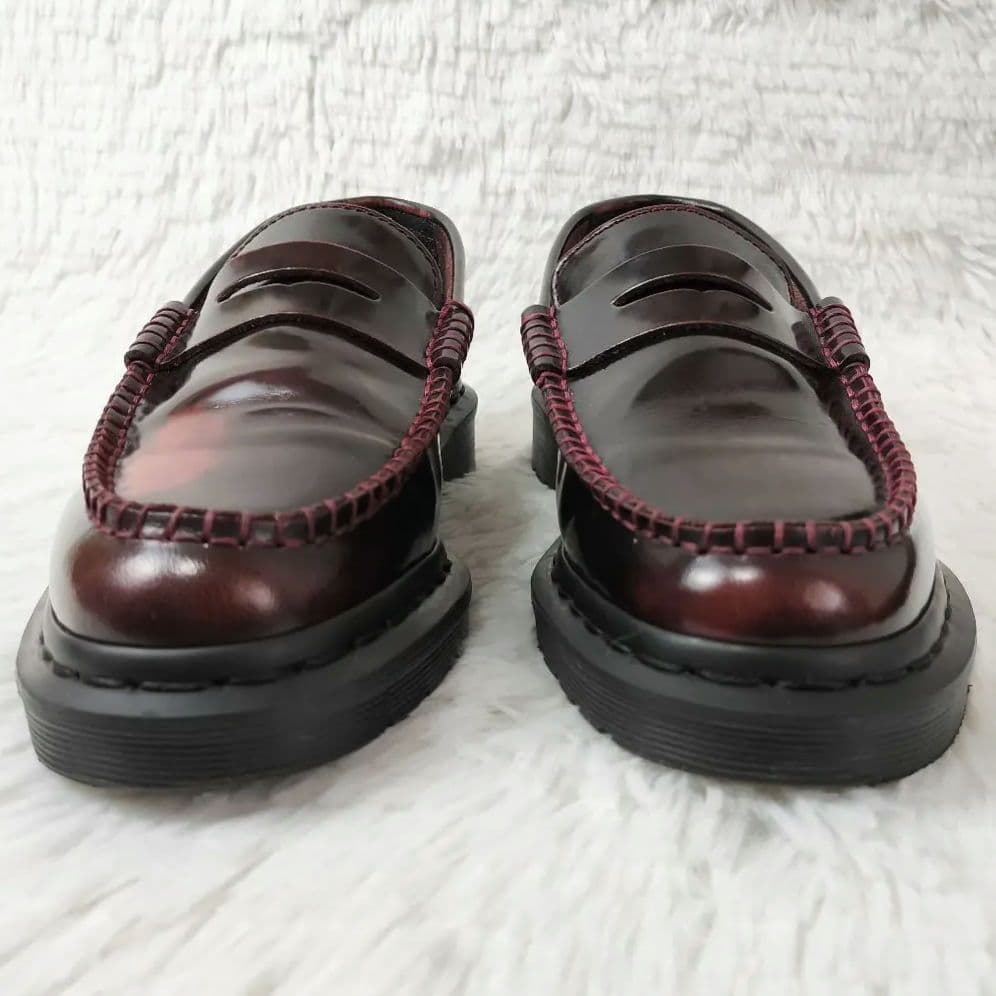ドクターマーチン コインローファー PENTON チェリーレッド UK4 - メルカリ