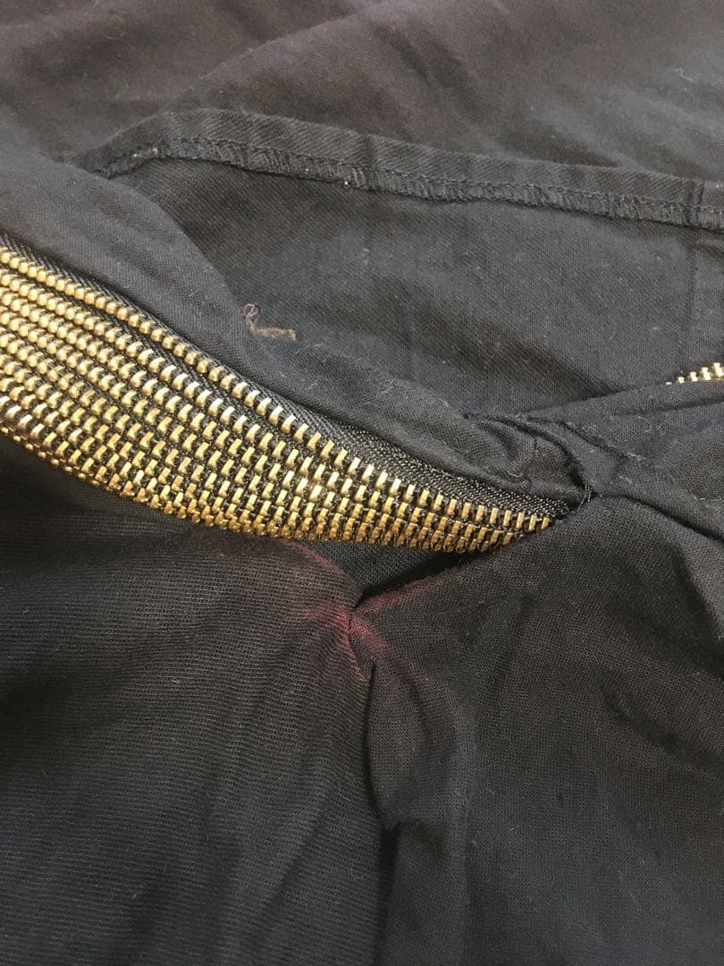 2005SS ファスナー 黒 トップス Sサイズ