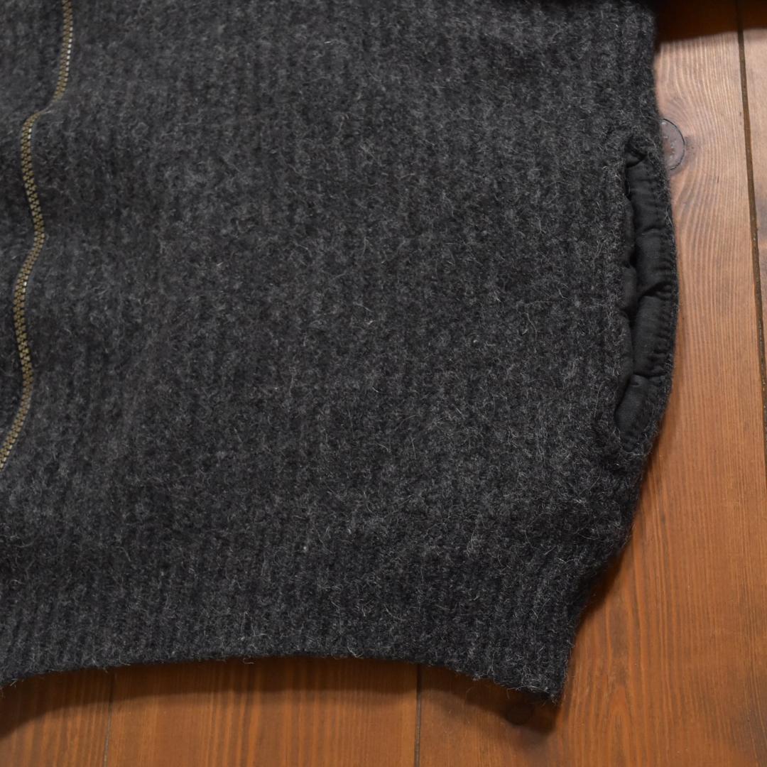 L.L.Bean USA製 アルパカ混ウール フルジップ ドライバーズニット