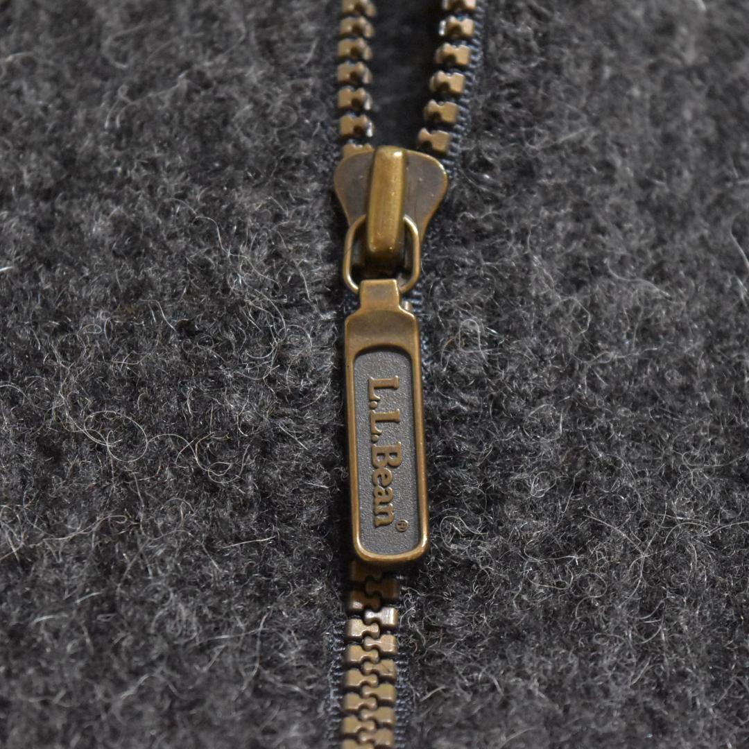 L.L.Bean USA製 アルパカ混ウール フルジップ ドライバーズニット