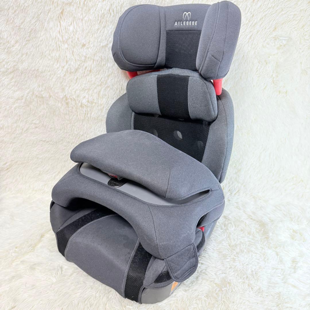 エールべべ　サラット　3ステップクワトロ　ALC295 ナチュラルダークグレー② カーメイト（CARMATE） サラット3ステップクワトロプレミアムW ALC295