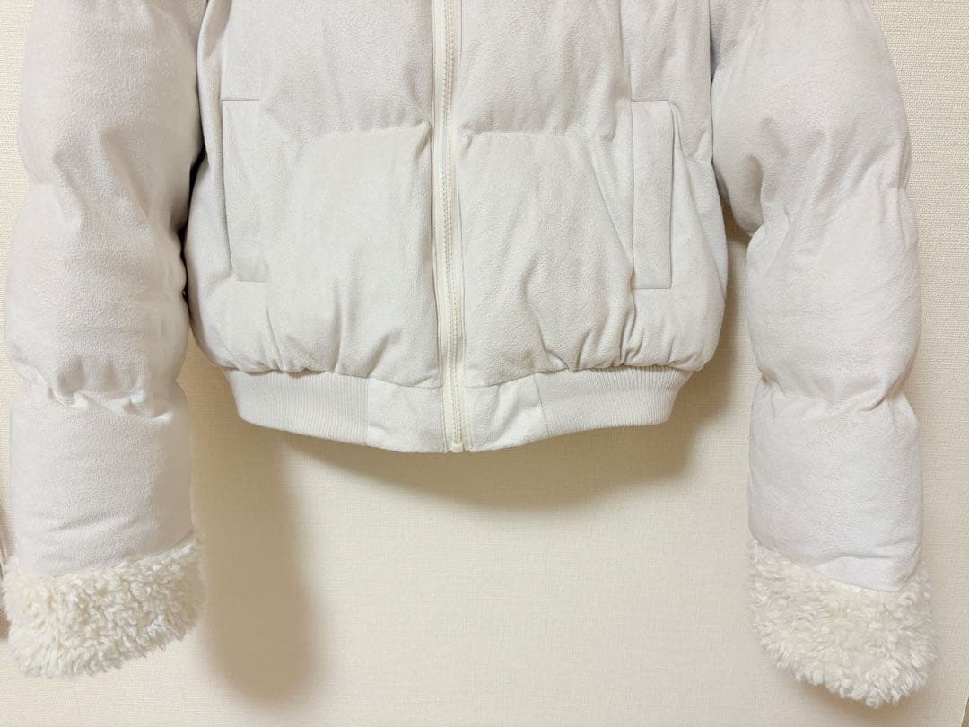 最安値】TITTY&CO. キルティングボアダウン アイボリー - メルカリ