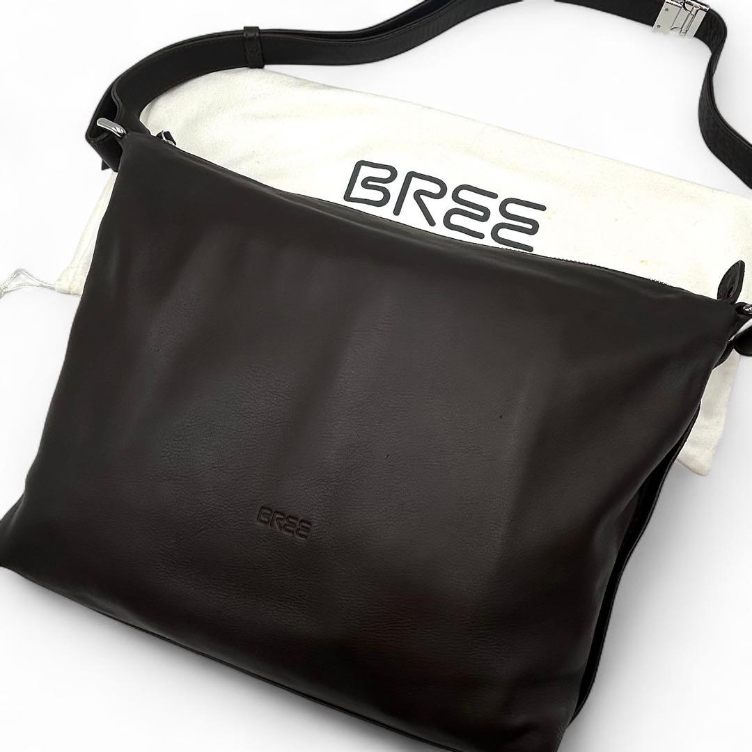 【極美品】 BREE ブリー ダークブラウン ロゴ ショルダーバッグ 袋付き 楽天市場】□極美品□ BREE ブリー PVC クロスボディ ショルダーバッグ