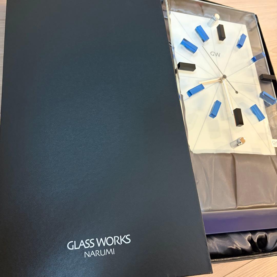 NARUMI 置時計 振り子時計 クリスタル時計GRASS WORKS リンツ - メルカリ