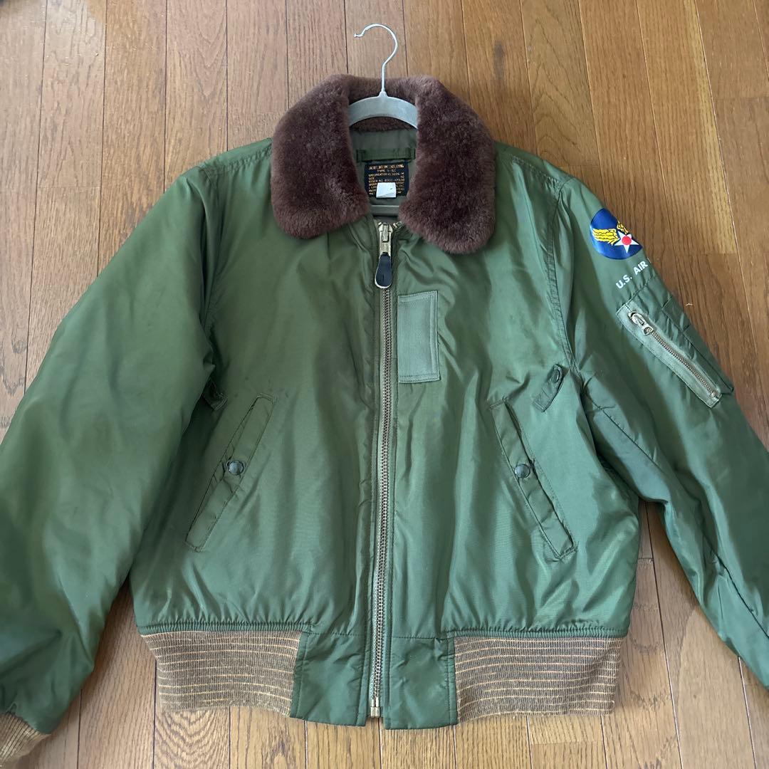 90's MADE IN USA SPIEWAK B-15C フライトジャケット fre-95012_001.jpg